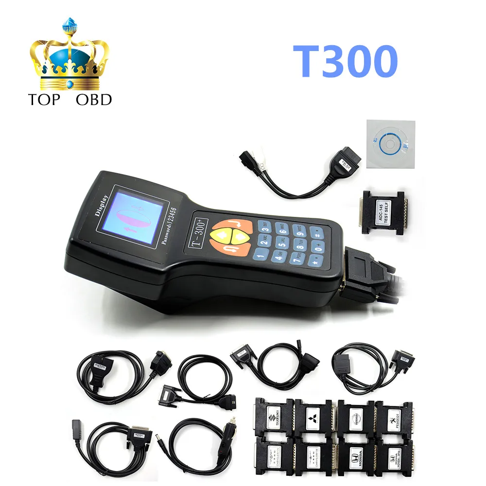 2017 Newest V15.8 T-Code T-300 T300 Key Programmer For Multi-Cars T 300 Auto Transponder Key By Read ECU-IMMO Spanish&English