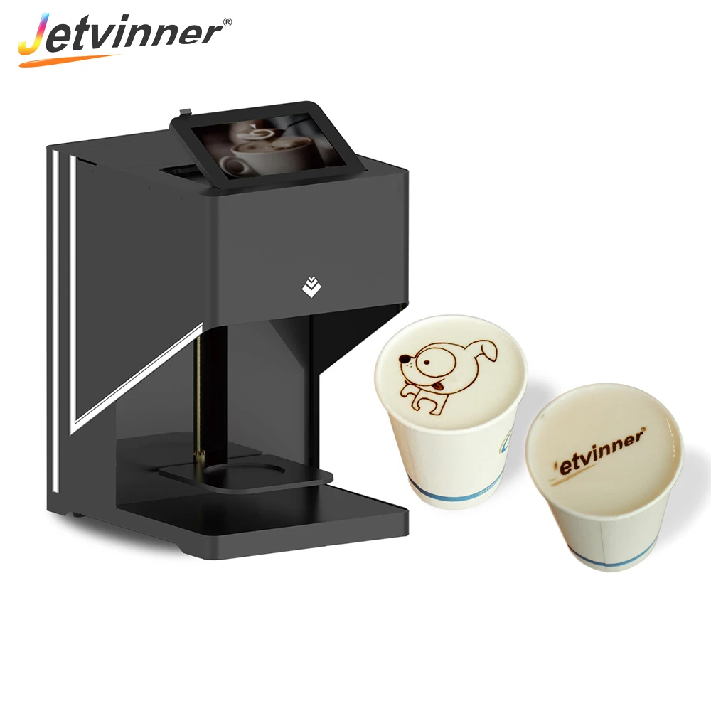 Кофе принтер Jetvinner с селфи принтом беспроводная печать съедобные чернила для