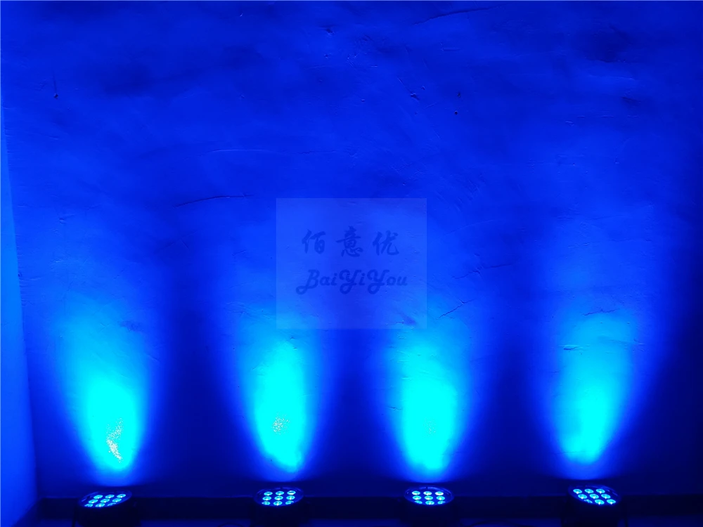 9pcs LED Flat PAR 34