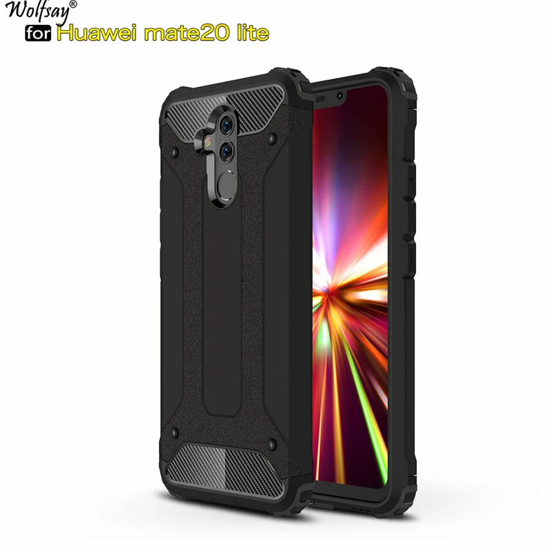 

Cover Huawei Mate 20 Lite Case Hybrid Durable Armor TPU &PC Phone Case for Huawei Mate 20 Lite Case Huawei Mate 20 Lite Fundas