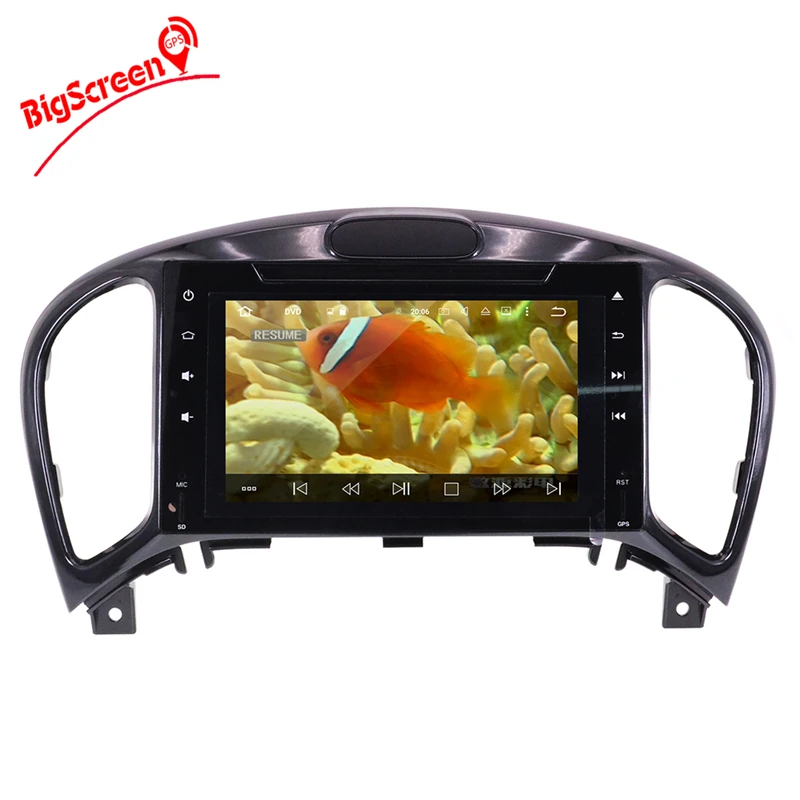 Top Newest Android 8.1 Eight Core Car DVD Player GPS Navi For Nissan Juke For Infiniti ESQ 2012-2017 Multimedia Satnav Headunit wifi 5