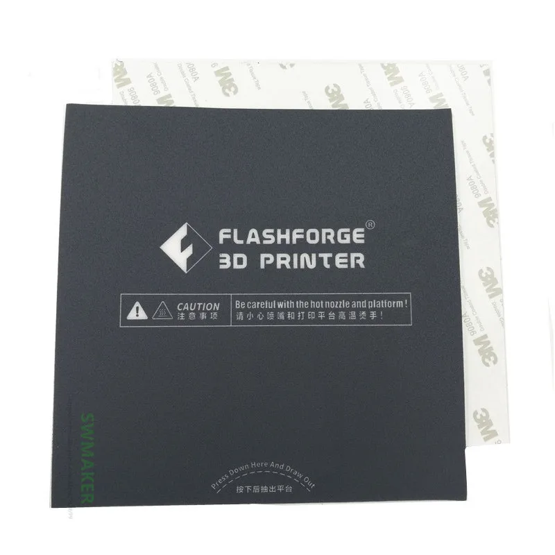 

1pcs Flashforge Adventurer 3 3D Printer Dark grey Heated Bed Tape Print Sticker Build Plate Tape