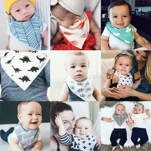 Модная детская отрыжка, 4 шт. слюнявчик треугольная бандана нагрудники#330