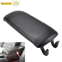 Apoio de Braço carro Trava Centro Centro Da Tampa Tampa Do Console Para Audi A6 C5 2000-2006 Captura Clipe PU De Couro Do Braço resto Tampa Auto Acessórios