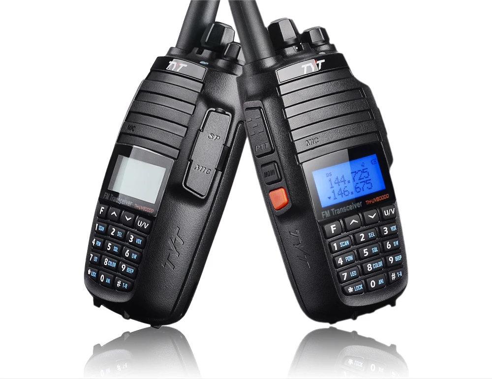 TYT UV8000D портативная рация 10 км двухдиапазонный VHF UHF 10 Вт Радио Comunicador 10 км 3600 мАч функция перекрестного ретранслятора радиоприемник TYT