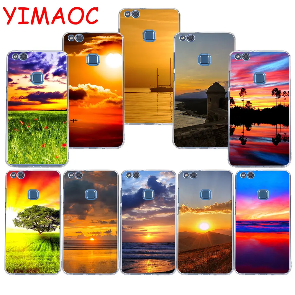 

YIMAOC 266z Sunset landscape Soft TPU Case for Huawei P20 Pro P10 P9 P8 Lite P Smart Mate 10 lite 20 pro
