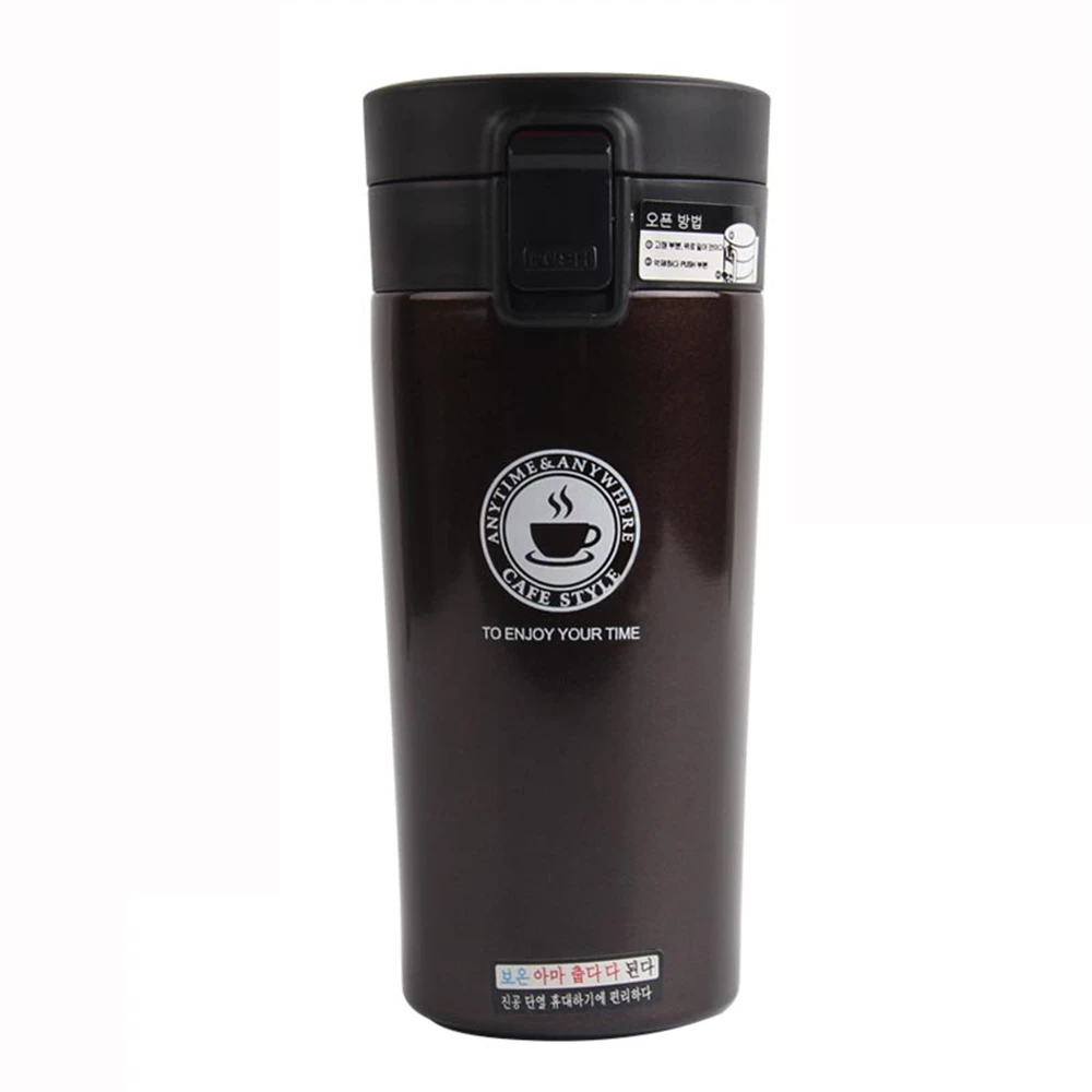 

2019 380ml Stainless Steel Coffee Vacuum Cup Mug Heat Preservation Bottle