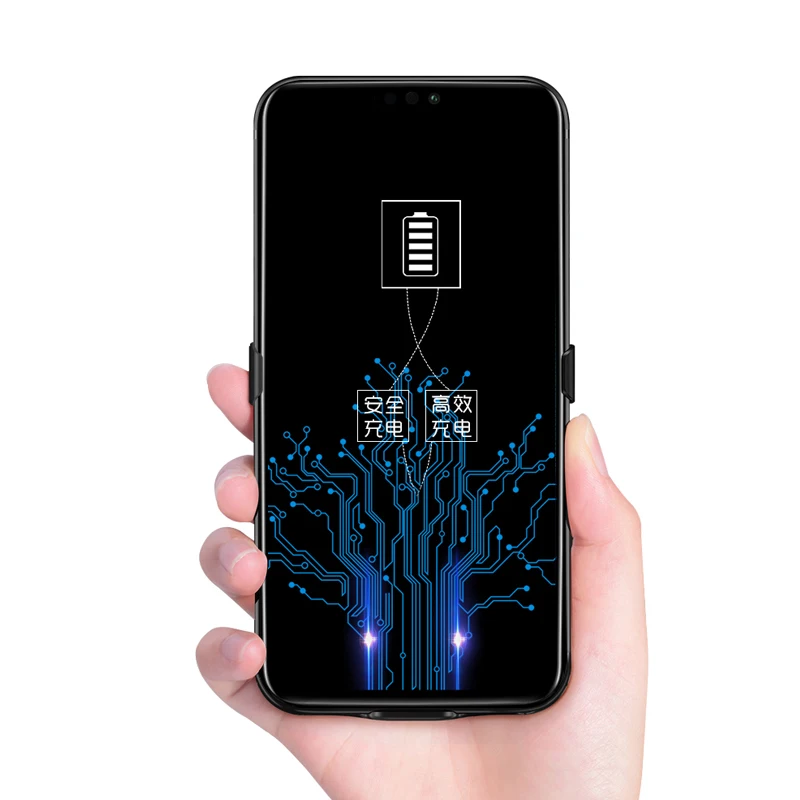 6800mAh аккумулятор зарядное устройство чехол для huawei honor 8X чехол внешний резервный зарядный чехол для honor 8X чехол для аккумулятора