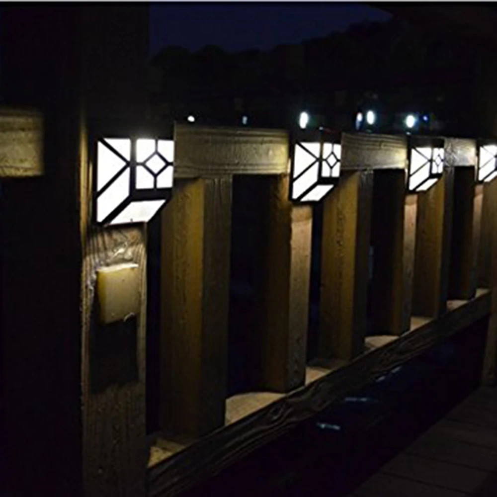 Retro-warm-night-light-Wall-Light-Solar-Powered-Wall-Mount-LED-Light-Outdoor-Garden-Path-Landscape