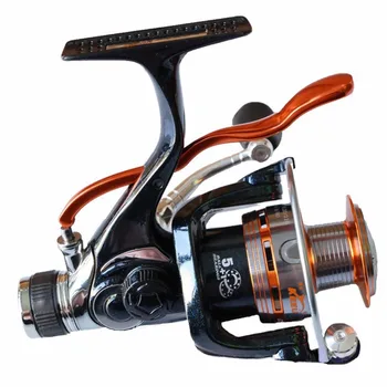 

Mounchain Hand Brake Metal Wire Cup Fishing Reel Gear Front 5+1 BB 5.2 : 1 Rear Drag Reels Fishing Reel Spinning Wheel Type