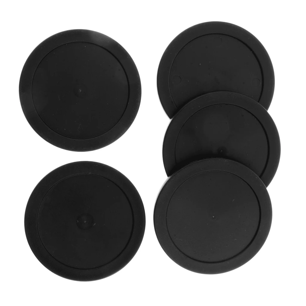 5 Pieces 62mm Durable Plastic Air Hockey Pucks Choice of Colors Entertainment Table Game Standard Air Hockey Pucks Accessories