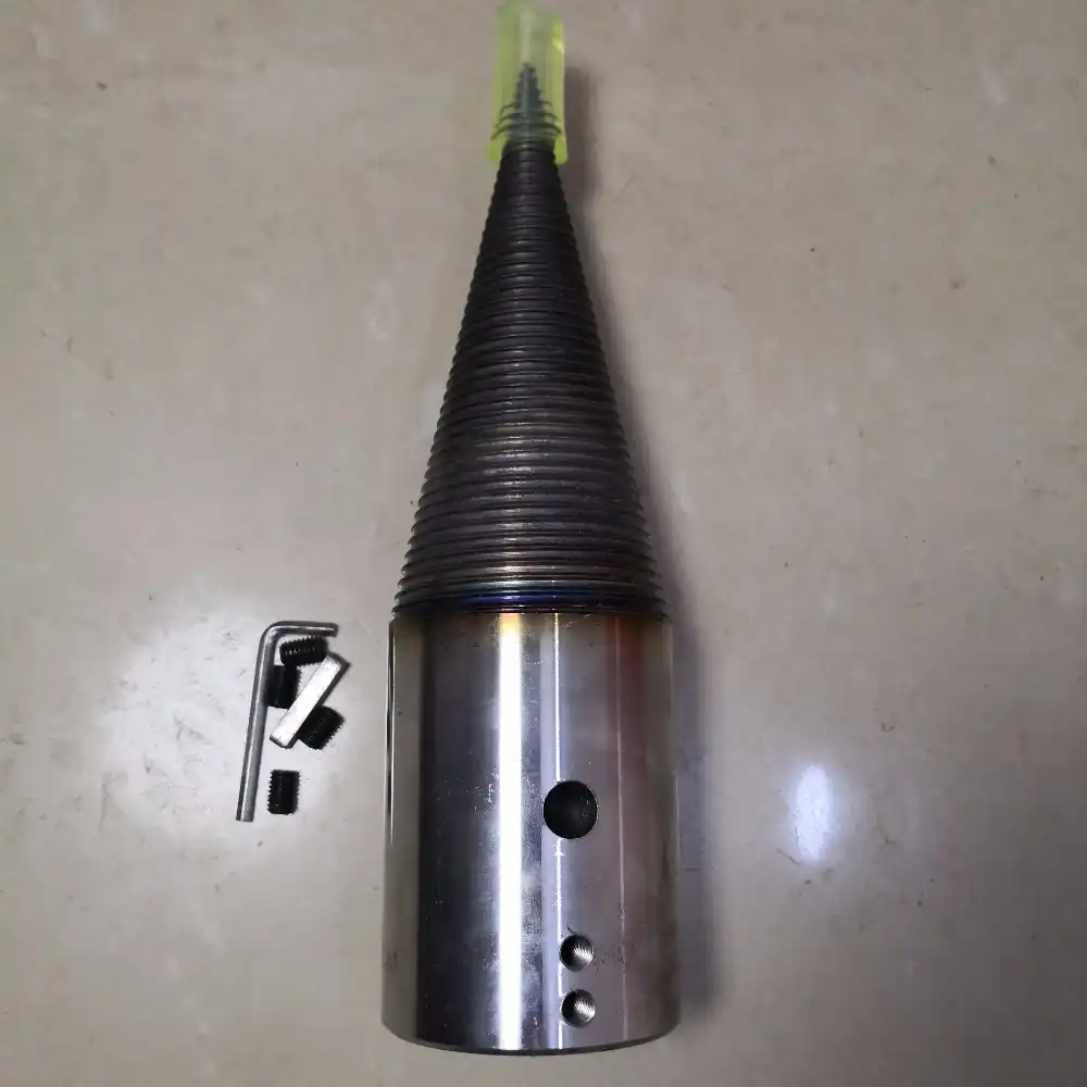 3 Piezas de m/áquina de le/ña de Madera Divisor para Taladro de Mano de Cobre Uso dom/éstico HERUNNA Broca Divisor de Troncos Cono de Tornillo Kindling