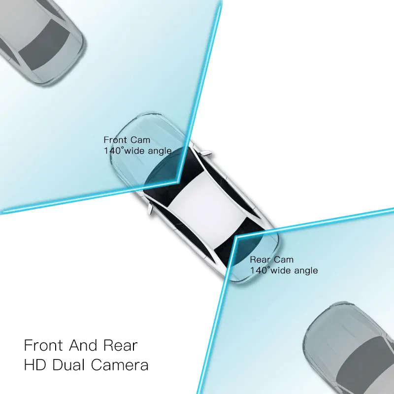 JADO D560 espejo Dvr dash Cámara avtoregistrator 6,86 pantalla Full HD 1080 P coche Dvr grabador dash cam - 3
