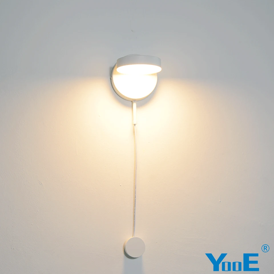  LED wall lamp 0-12W dimmable with knob switch wall lamps Nordic modern LED wall lamp adjustable bed - 33050063418