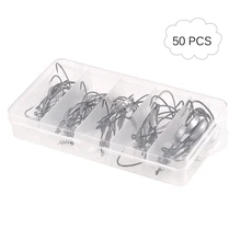 Lixada 50 шт. рыболовный крючок из высокоуглеродистой стали с колючим карпом рыболовный крючок с грузило рыболовные снасти Pesca