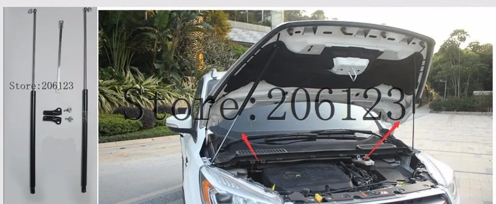 

2017 2018 2019 For Ford Kuga Escape ACCESSORIES CAR BONNET HOOD GAS SHOCK STRUT LIFT SUPPORT CAR STYLING