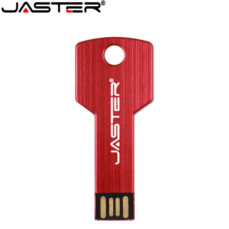 Водонепроницаемый USB накопитель JASTER в форме ключа флэш карта памяти 64 ГБ 32 16 4 8
