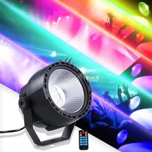 Светодиодный Par свет для сценического освещения, супер яркий 30 Вт COB RGB+ UV сценические огни с дистанционным управлением DMX512 для свадьбы DJ Вечерние огни