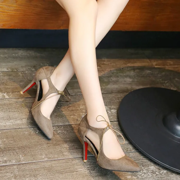Большие размеры 11, 12, 13, 14, 15, 16, 17, женская обувь на высоком каблуке женские туфли-лодочки изящные босоножки с острым носком