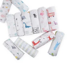 Muslinlife хлопковое детское бамбуковое одеяло, дышащее мягкое летнее одеяло для младенцев 120*120 см