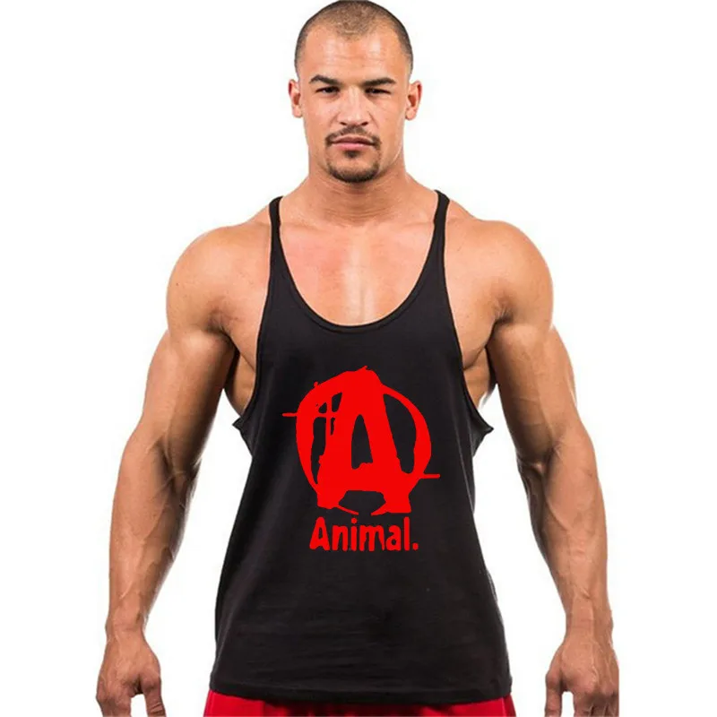 YEMEKE-2017-famous-brand-animal-letter-print-tank-top-men-9-colors-bodybuilding-stringer-tank-tops