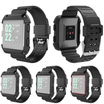 

Sports Watch Band Silicone Replacement Wristband Band Strap forFitbit Ionic Smart Watch 6.7-8.1inch Distinctive Shape 40MR26