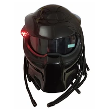Masei 2017 New Matte Black / Bright Black Predators helmet mask Fiberglass motorcycle Iron Man helmet Full face moto helmet