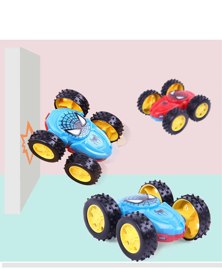 Новая инерционная двухсторонняя модель самосвала, детские игрушки, подарки, устойчивые к падению, вращение на 360, автомобиль, поворачивающийся на игрушки для детей