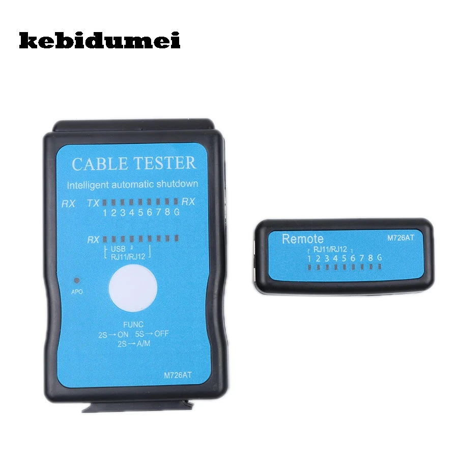 

kebidumei USB Cable Tester RJ45 RJ11 RJ12 LAN Network Cable Tester Network Ethernet CAT5 CAT5e Networking Tool Tracker