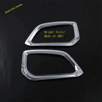 

Lapetus Chrome Shiny Exterior Car Rear Fog Lights Lamps Frame Cover Trim 2 Pcs / Set Fit For Hyundai Kona 2018 2019 ABS