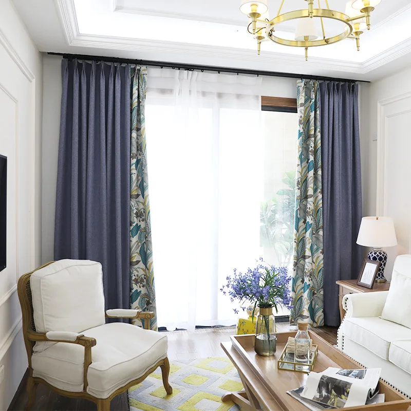

Linen Curtains Sample Korean Style Pastoral Fresh Cotton Printed Curtains For Bedroom Cortinas Blackout Cortina Para Cozinha