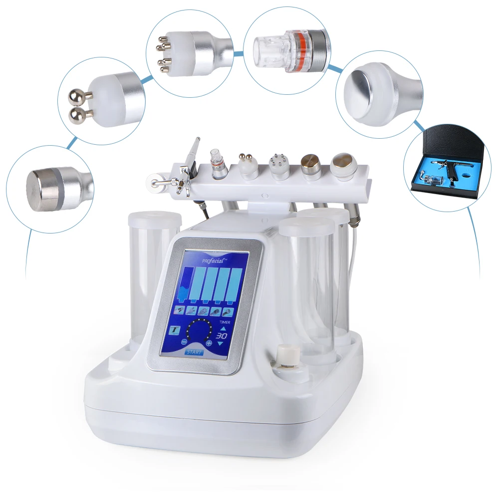 

Upgraded version of electronic beauty device for deep skin revitalization and cleaning With LED mask