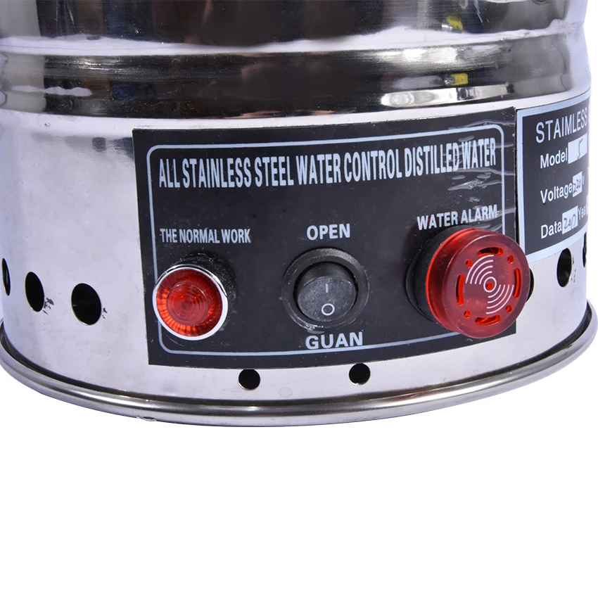 1pc YAZD-5 Electric 5L Water Distiller 304 Distilled Stainless Steel Water Equipment With Auto Shutoff System 220V/110V