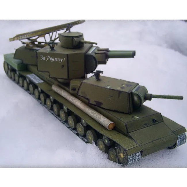 751.66руб. |3D бумажная модель танка 1:50 Масштаб Вторая мировая война Сове...
