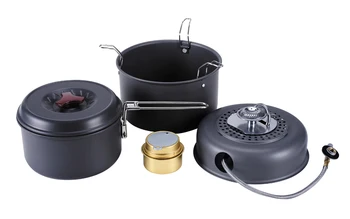 

Bulin Cooking Gas Stove Camping Burner With Pot Outdoor Cookware Stove BL100-Q1