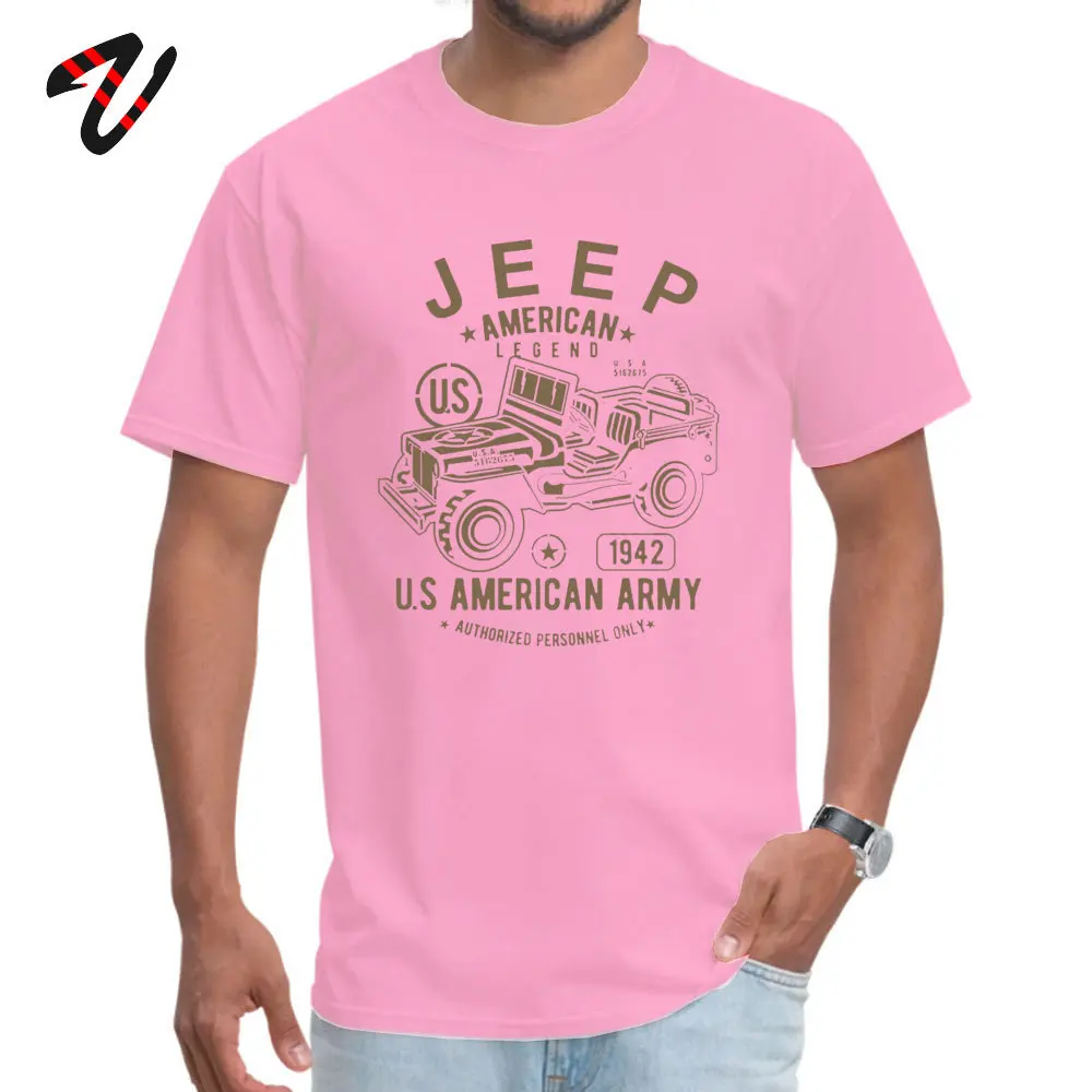 JEEP Army fitness Tight Linux топы, футболка для мужчин, мексиканская легенда, ткань, круглый вырез, топ, футболки, Европа, футболки на продажу - Цвет: Pink