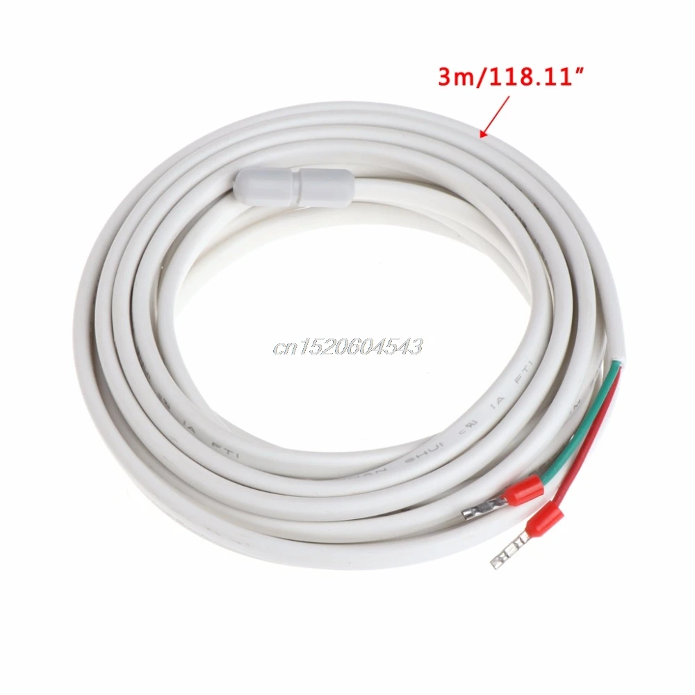 

3m 10K 16A Electric Temperature Sensor Probe For Floor Heating System Thermostat Warming Sensor Probe R06 Drop Ship