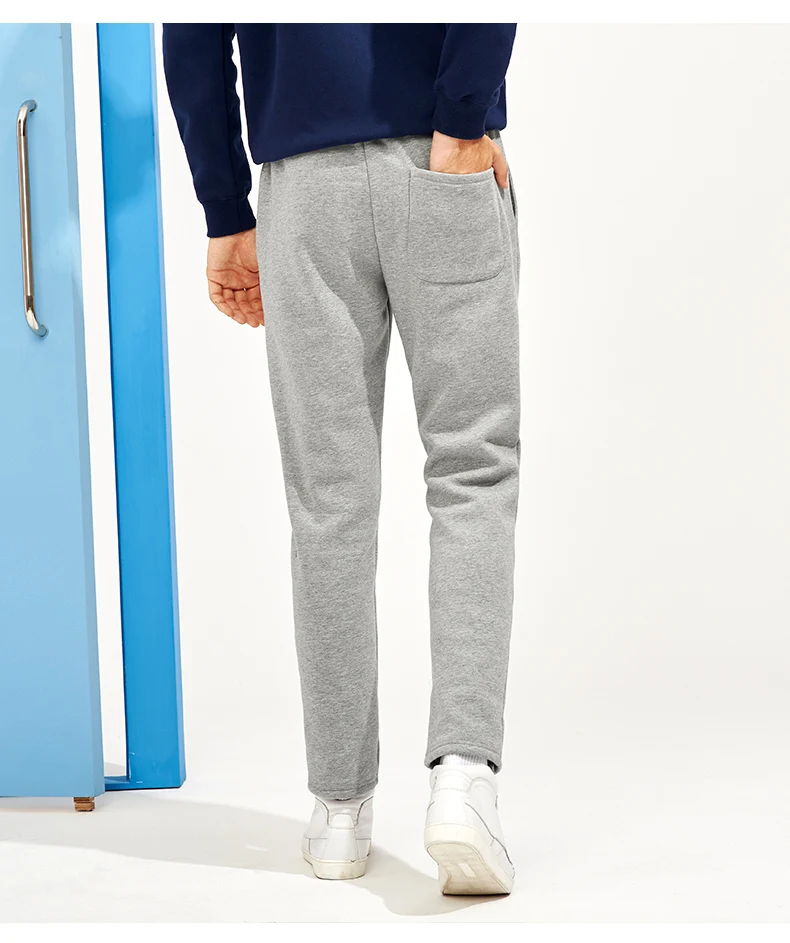 Пионерский лагерь Новые плотные флисовые тренировочные штаны Мужская брендовая одежда прямые теплые флисовые штаны мужские