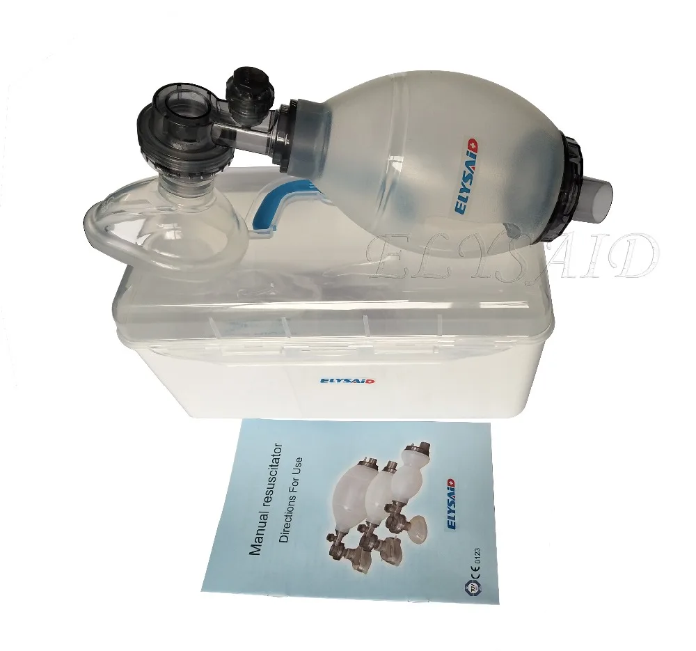 ELYSAID Self-help Respiratory/Silicone Gel Simple Respirtator/Cardiopulmonary Resuscitation Airbads CPR Training AED For Rescue
