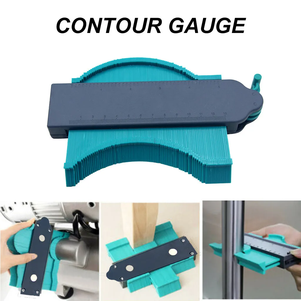

Profile Gauge Shape Contour Duplicator Tiling Laminate Tiles Edge Shaping 20 x 13 x 10.3cm easy to use for any job Dropship#111