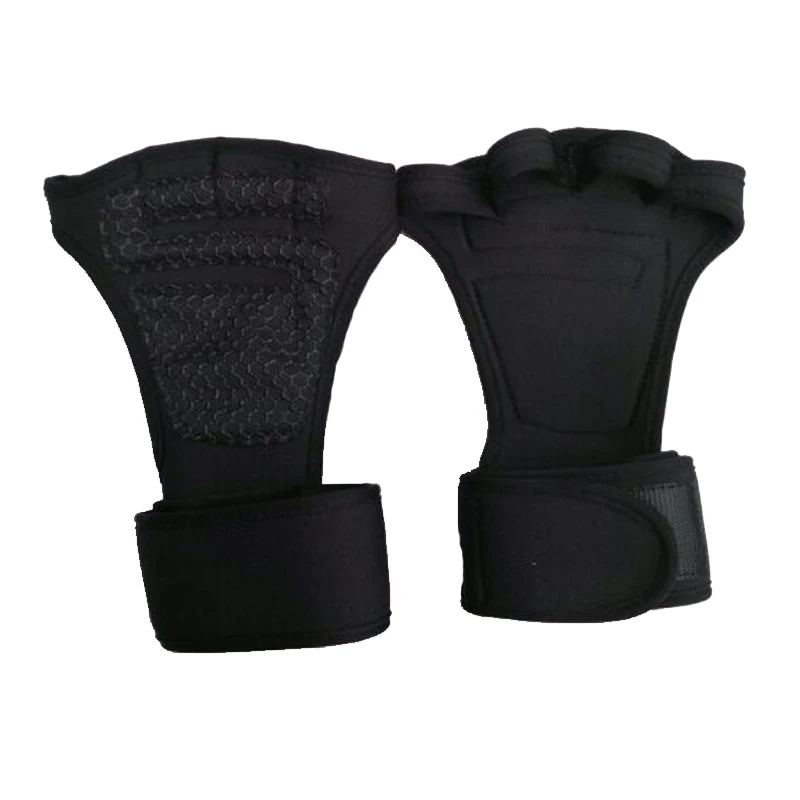 1 Pair Weight Lifting Training Gloves Women Men Fitness Sports Body Building Gymnastics Grips Gym Hand Palm Protector Gloves