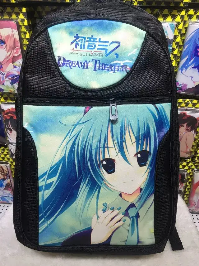 

IVYYE Hatsune Miku Fashion Canvas Backpacks Rucksacks Cartoon School Backpack Casual Bags travel Knapsack Unisex New