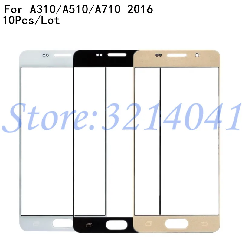 10 шт./лот сменная панель сенсорного экрана для Samsung Galaxy A3 A5 A7 2016 A310 A510 A710 ЖК