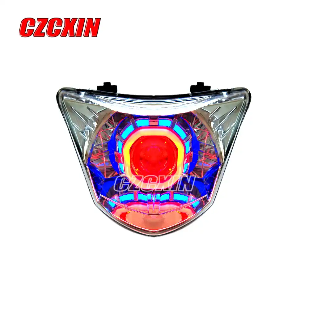 Motorcycle Headlight Modified Led Head Light Headlamp Front Lamp