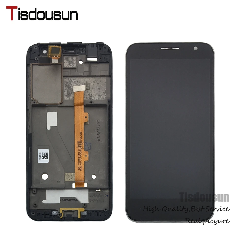 Для Alcatel One Touch Idol 2 Mini 6016 OT6016 ЖК дисплей с сенсорным экраном дигитайзер белая рамка