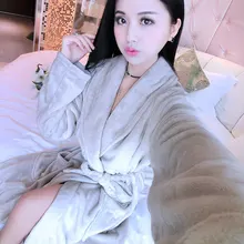 Халат для пар, банный халат для женщин и мужчин, зимние фланелевые халаты, домашняя одежда, ночная рубашка, одежда для сна, кимоно, халаты для женщин