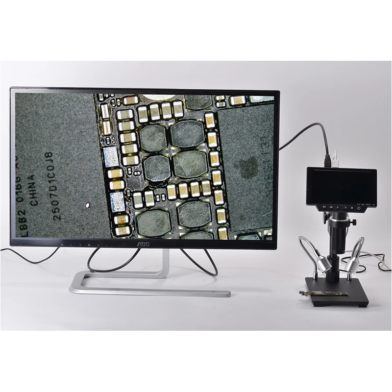  34MP 4K Digital HDMI USB Stereo Microscope Camera 5
