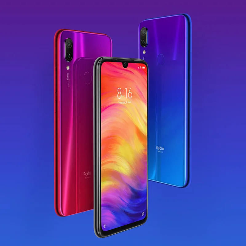 В наличии Xiaomi Redmi Note 7 смартфон с 5 дюймовым дисплеем восьмиядерным процессором