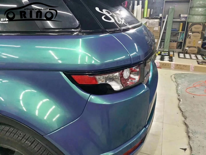 Glossy Coral Green Vinyl Film Wrap-2