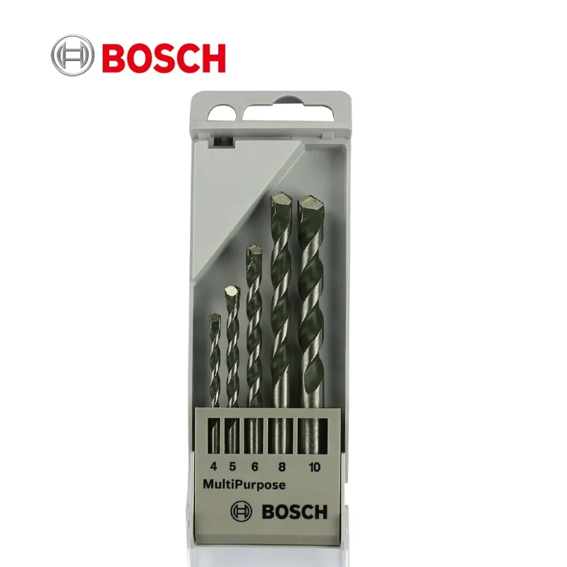 

Brand BOSCH 5 Pcs Carbide Tile Drilling Wood Drilling Bit Twist Drill Bit Set Multifunctional Mixed Set